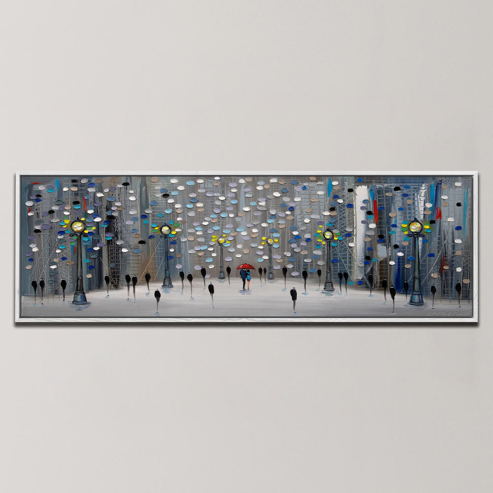 NIGHT CITY PARK , PANORAMIC ART