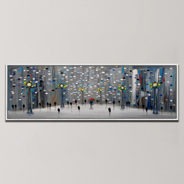 NIGHT CITY PARK , PANORAMIC ART