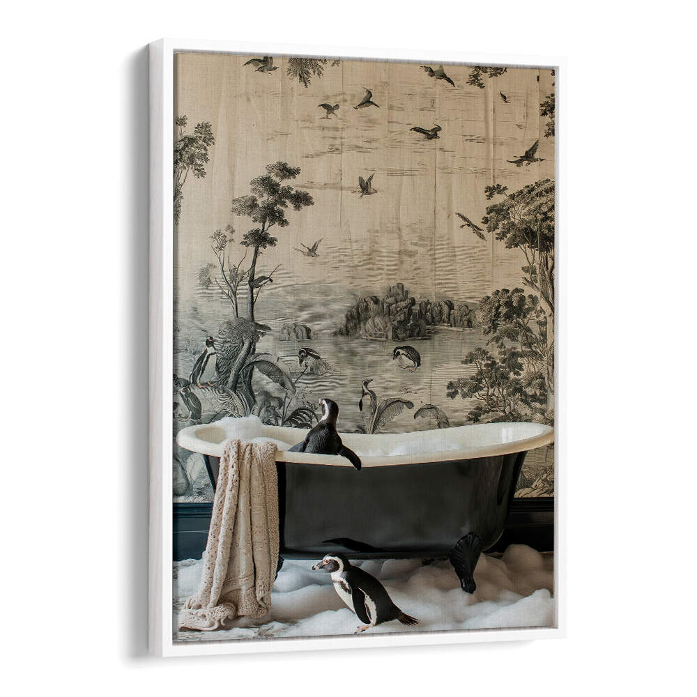 PENGUINS’ DREAMY BATH TIME