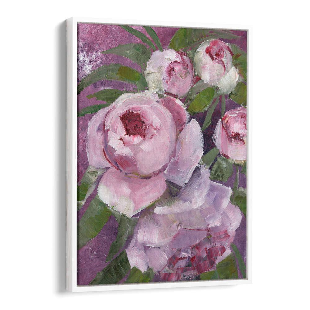 RYLEE PAINTERLY ROSES , FLORAL FLOWER PAINTINGS