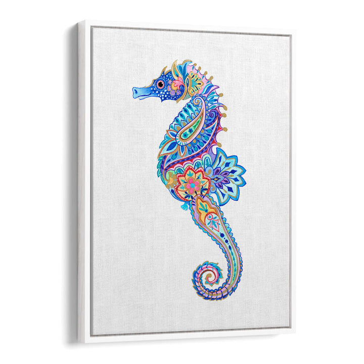 FLORAL SEAHORSE DREAM , BEACH PAINTINGS