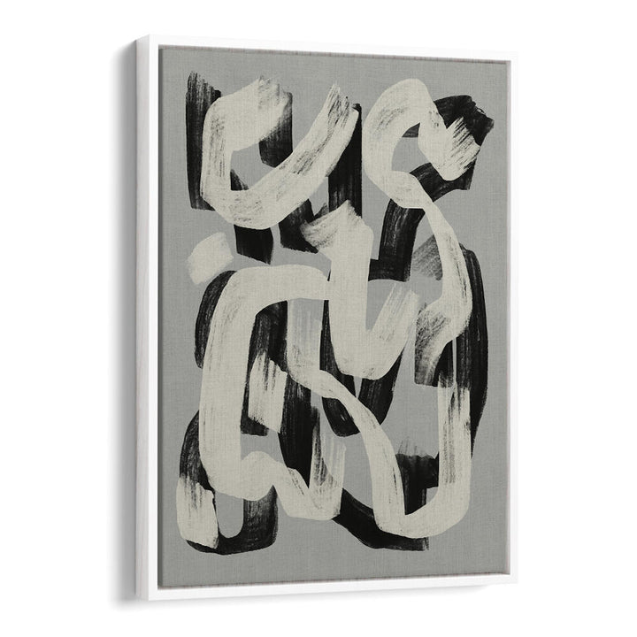 DRY BRUSH ABSTRACT IN BLACK AND WHITE , ABSTRACT PAINTINGS