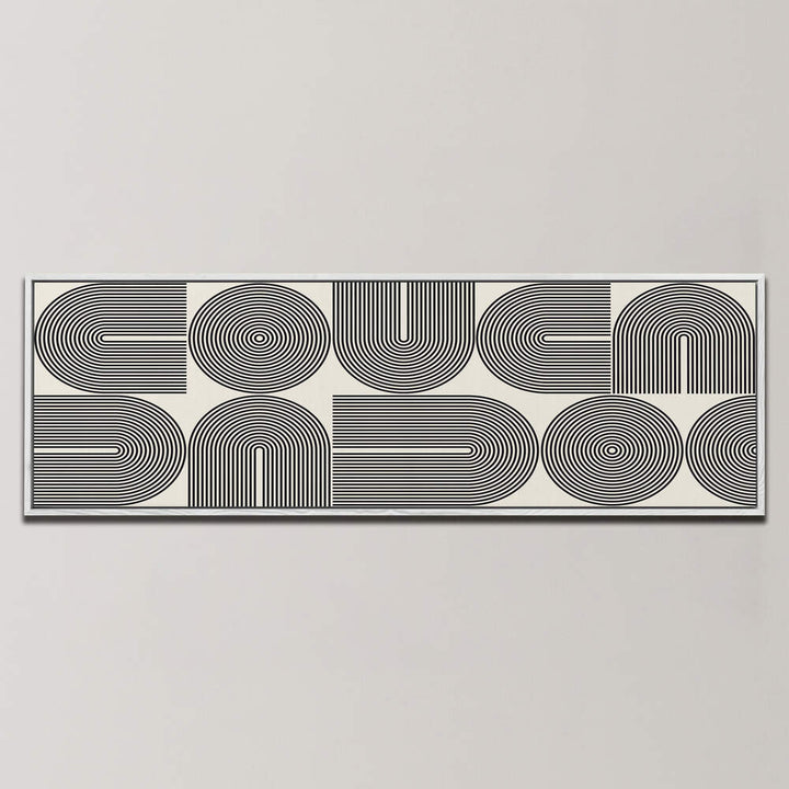 EXPRESSIVE MODERN ART V , PANORAMIC ART