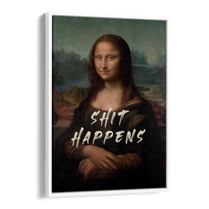 SHIT HAPPENS , ALTERED ART PRINTS