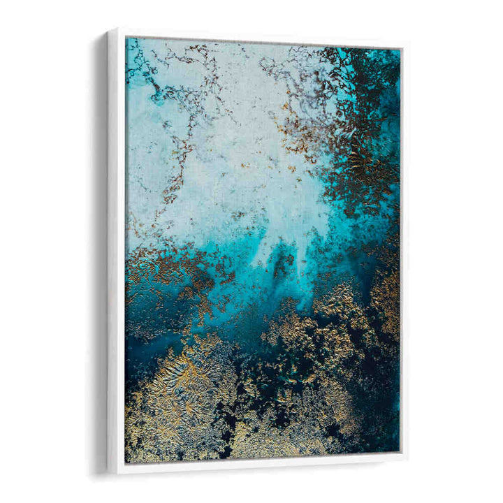 Stunning ABSTRACT CLEAR WATERS painting with vibrant colors, evoking tranquility and beauty in ABSTRACT PAINTINGS.