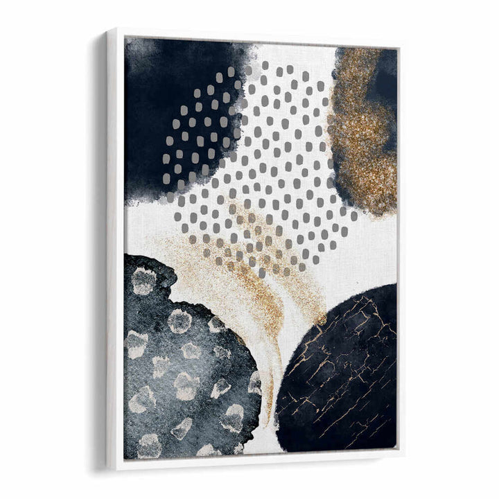 ABSTRACT BLACK AND GOLD III , ABSTRACT PAINTINGS