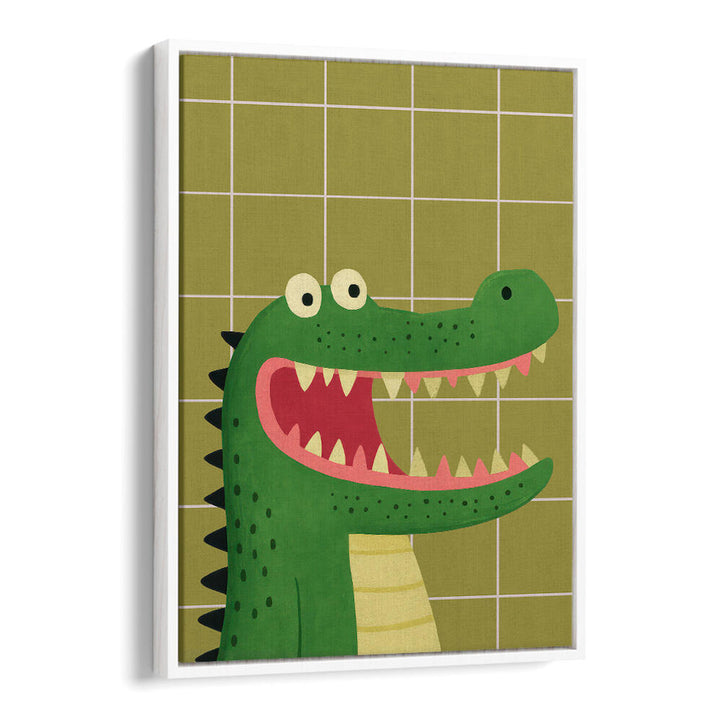 HAPPY ALLIGATOR FRIEND , KIDS ROOM PAINTINGS