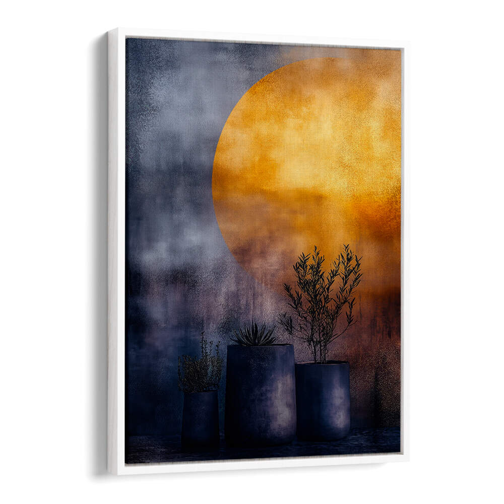 POTTED FLORALS EVERGREEN FLOWERS I , LANDSCAPE PAINTINGS