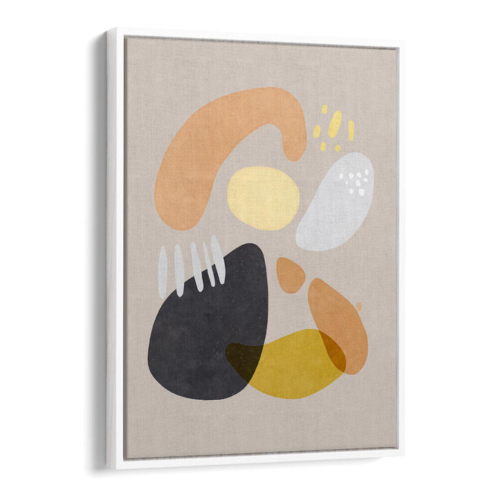 ORGANIC BOLD SHAPES BROWN ORANGE , ORGANIC FORMS