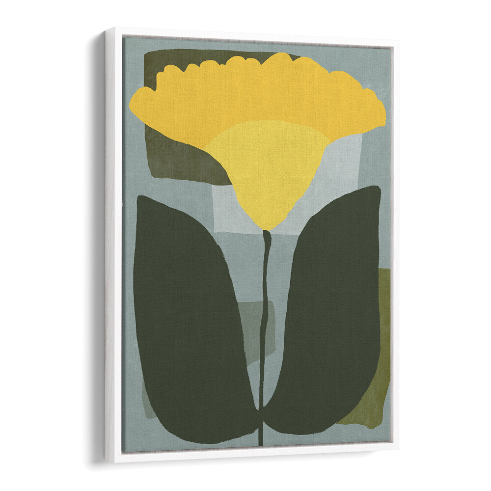 SIMPLISTIC YELLOW , FLORAL FLOWER PAINTINGS