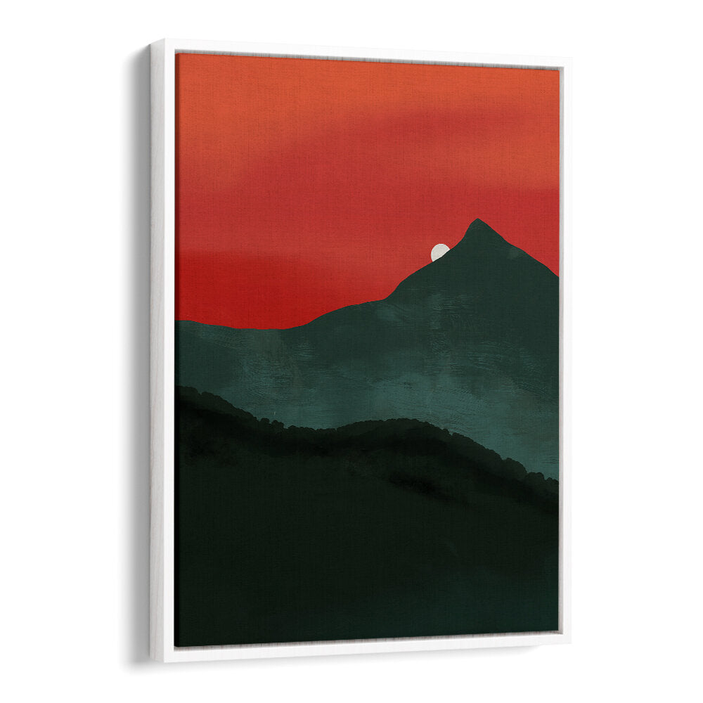 CRIMSON PEAK SUNRISE , LANDSCAPE PAINTINGS