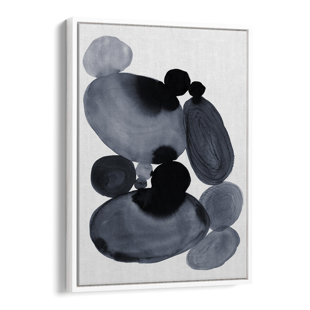 Hand-painted ZEN GARDEN STONES, ABSTRACT PAINTINGS art piece, perfect for creating a serene atmosphere in your home.