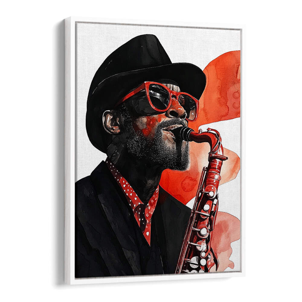 SAXOPHONIST MUSIC ART , MUSIC POSTERS