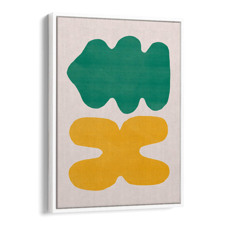 ORGANIC SHAPES IN GREEN AND YELLOW