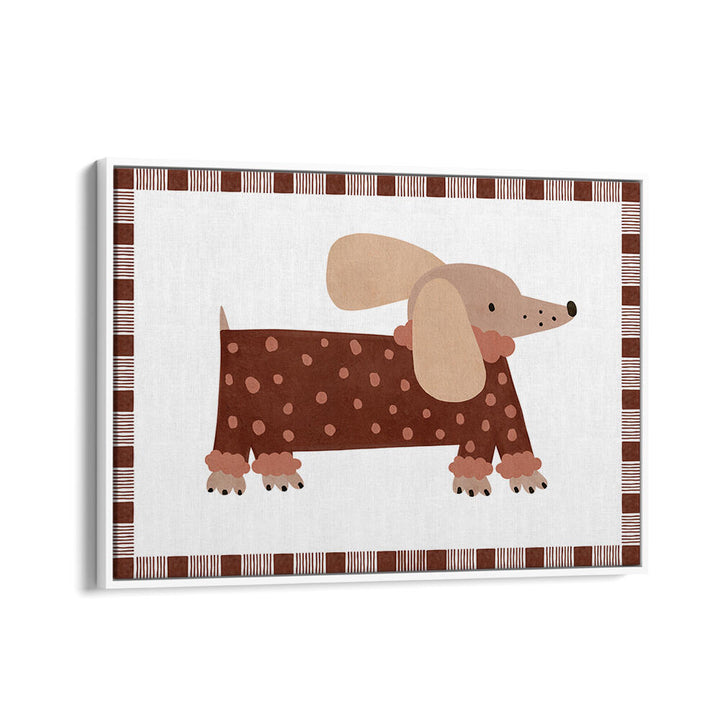 DOTTED DACHSHUND , KIDS ROOM PAINTINGS