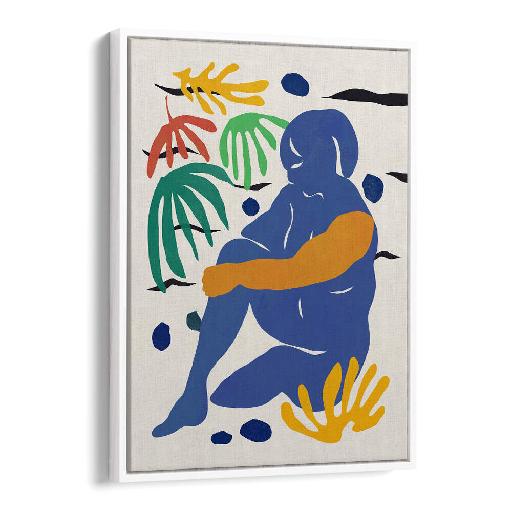 BLUE FIGURE ABSTRACT , COMIC POSTERS