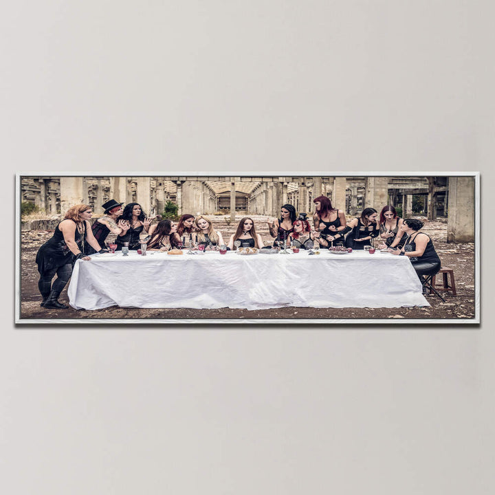 METAL LAST SUPPER , PANORAMIC ART