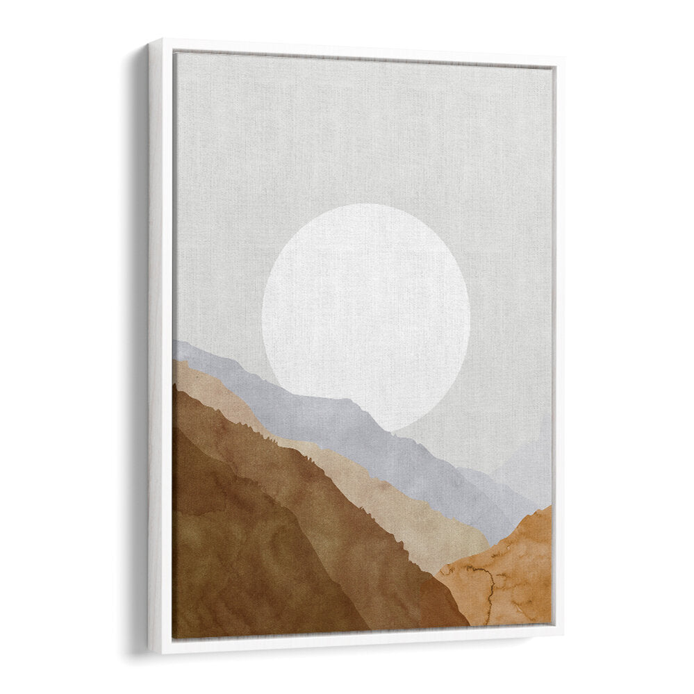 BOHO MOON AND MOUNTAINS , LANDSCAPE PAINTINGS