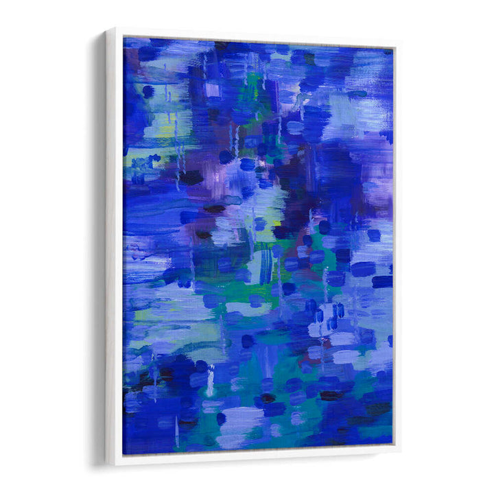 REFLECTIONS IN BLUE , ABSTRACT PAINTINGS
