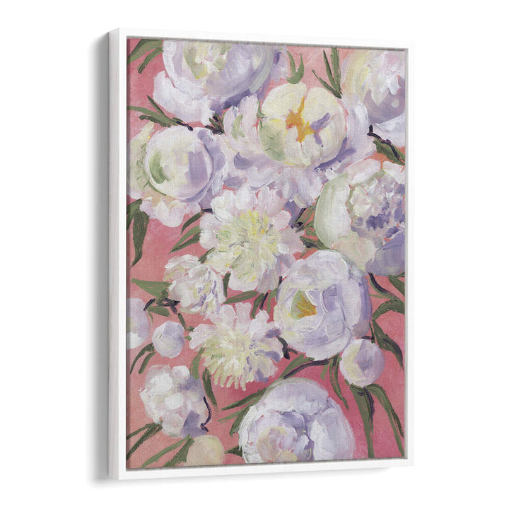 KINSLY PAINTERLY BOUQUET , FLORAL FLOWER PAINTINGS