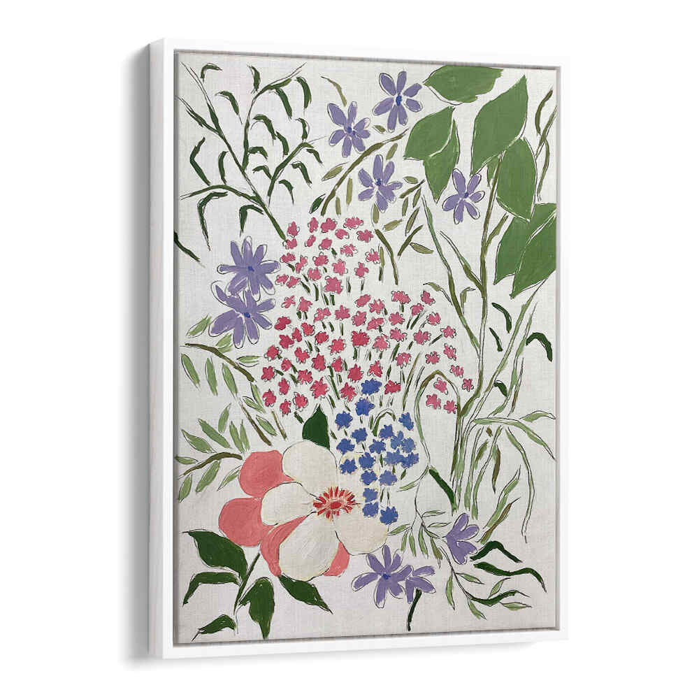 SUMMER BLOSSOMS , FLORAL FLOWER PAINTINGS