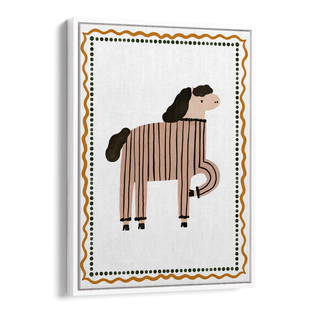 STRIPED HORSE HUMOR , KIDS ROOM PAINTINGS