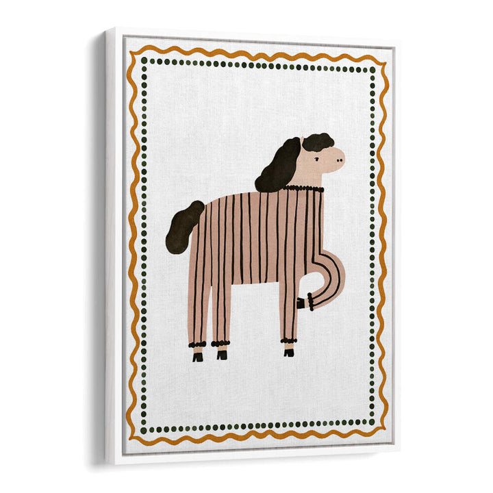 STRIPED HORSE HUMOR , KIDS ROOM PAINTINGS