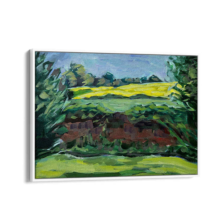 CANOLA FIELD , LANDSCAPE PAINTINGS