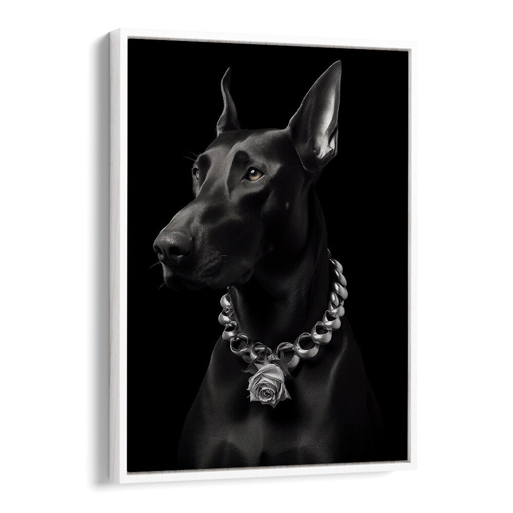 THE DOBERMAN , ANIMAL PAINTINGS