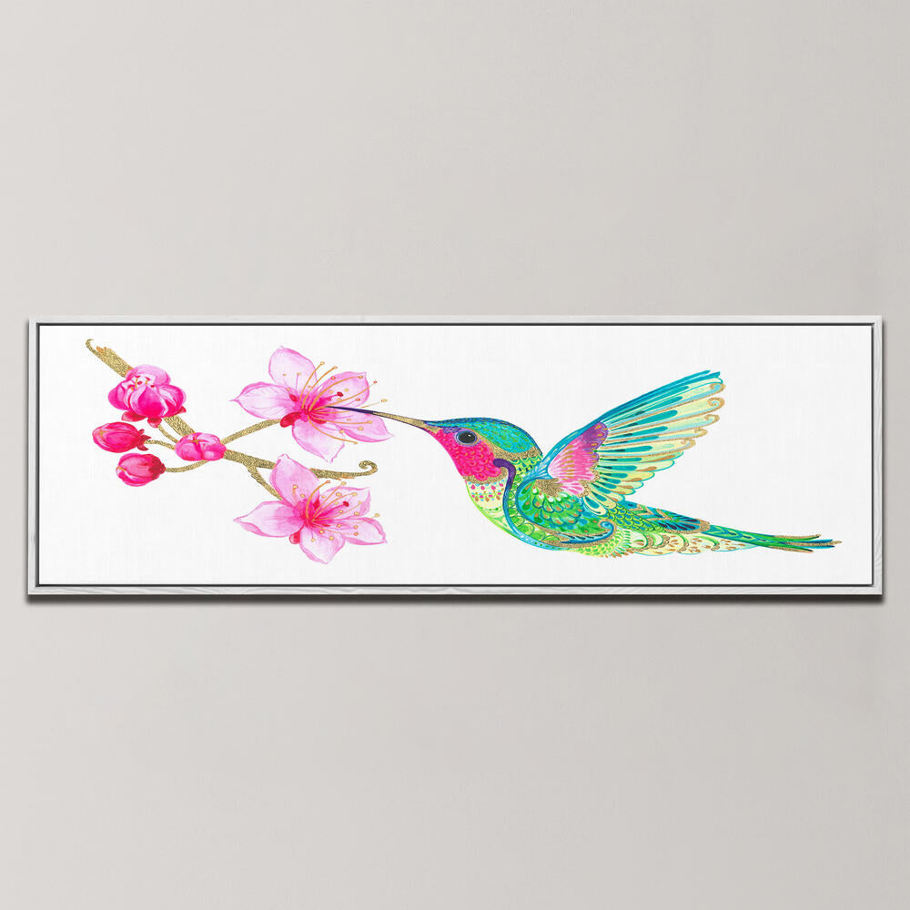 HUMMINGBIRD AND BLOSSOM