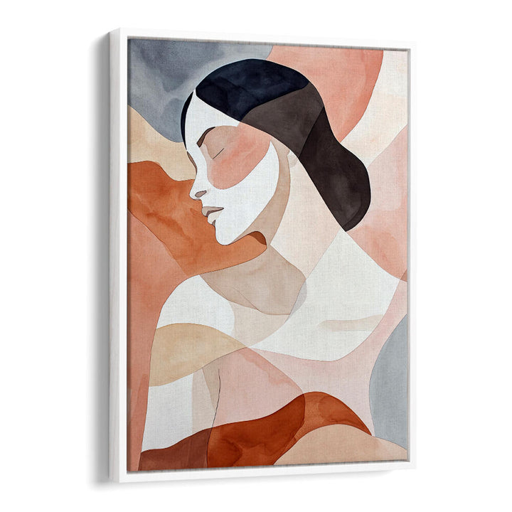 WOMAN WATERCOLOR DIGITAL PAINTING I , PORTRAITS & FIGURATIVE ILLUSTRATIONS