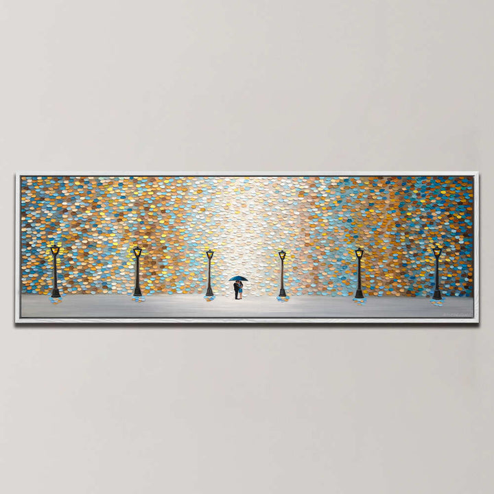 KISS UNDER THE GOLDEN RAIN , PANORAMIC ART