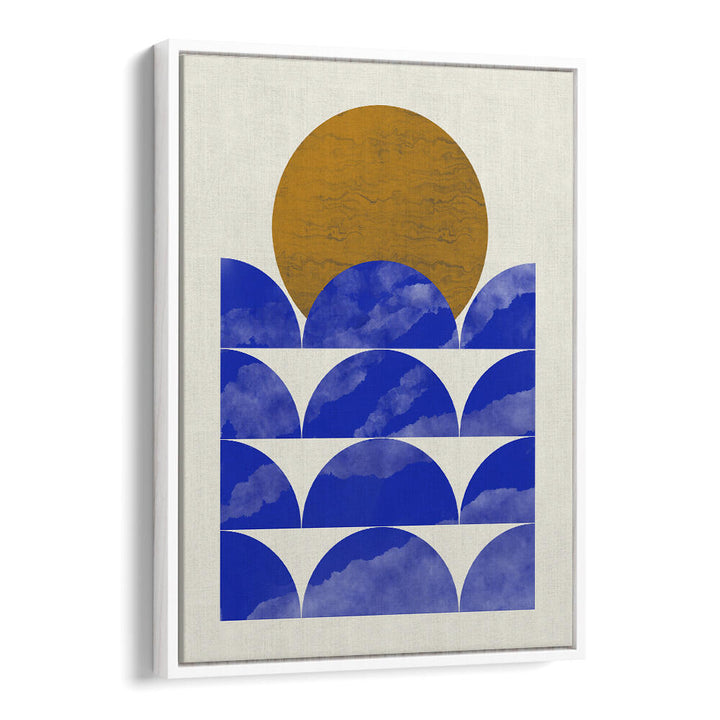 GEOMETRICAL SUNSET COMPOSITION , GEOMETRIC ART PRINTS