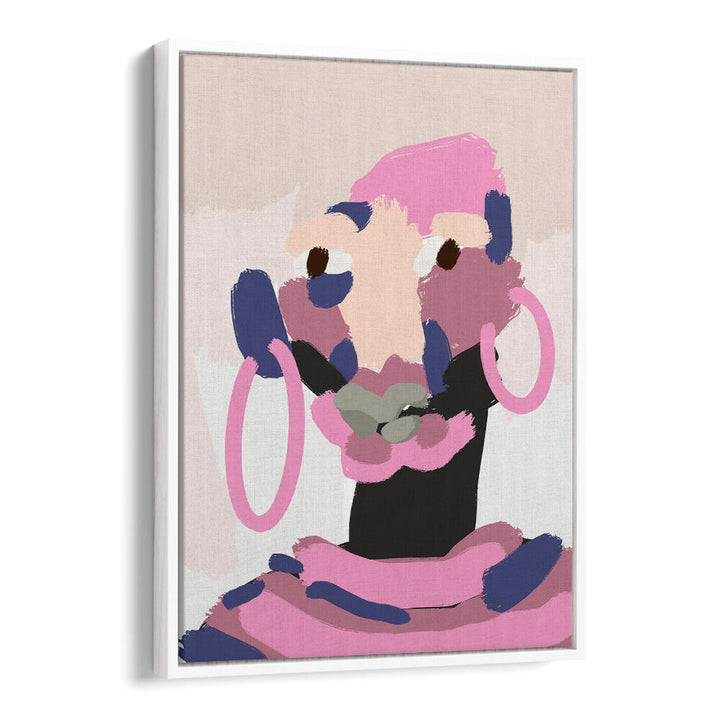 ABSTRACT PINK ELEGANCE , PORTRAITS & FIGURATIVE ILLUSTRATIONS