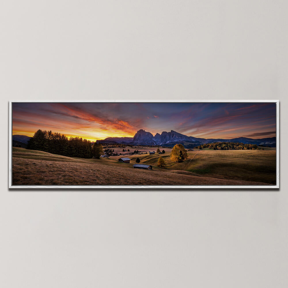 SUNRISE OVER THE HIGHLANDS , PANORAMIC ART