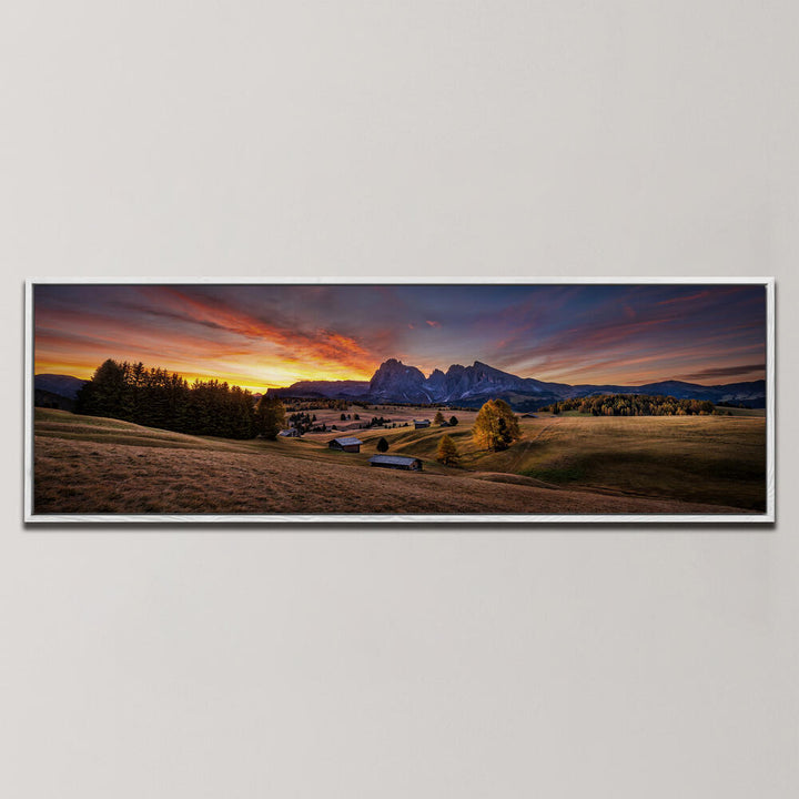 SUNRISE OVER THE HIGHLANDS , PANORAMIC ART