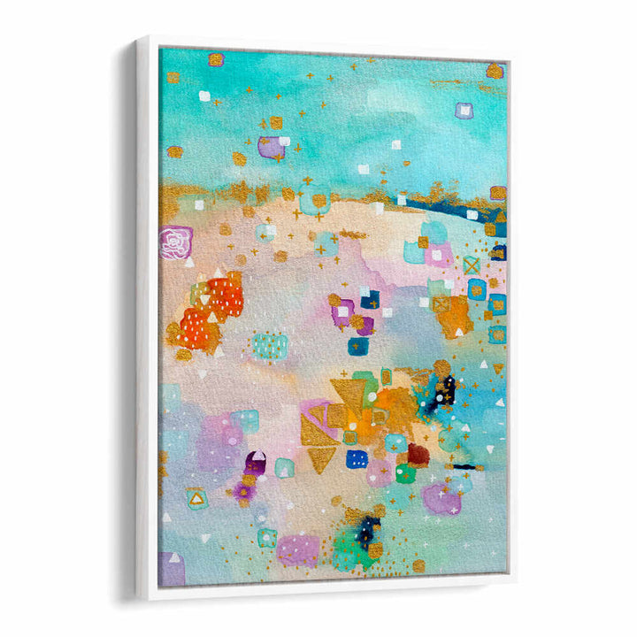 THE AQUARIANS , ABSTRACT PAINTINGS
