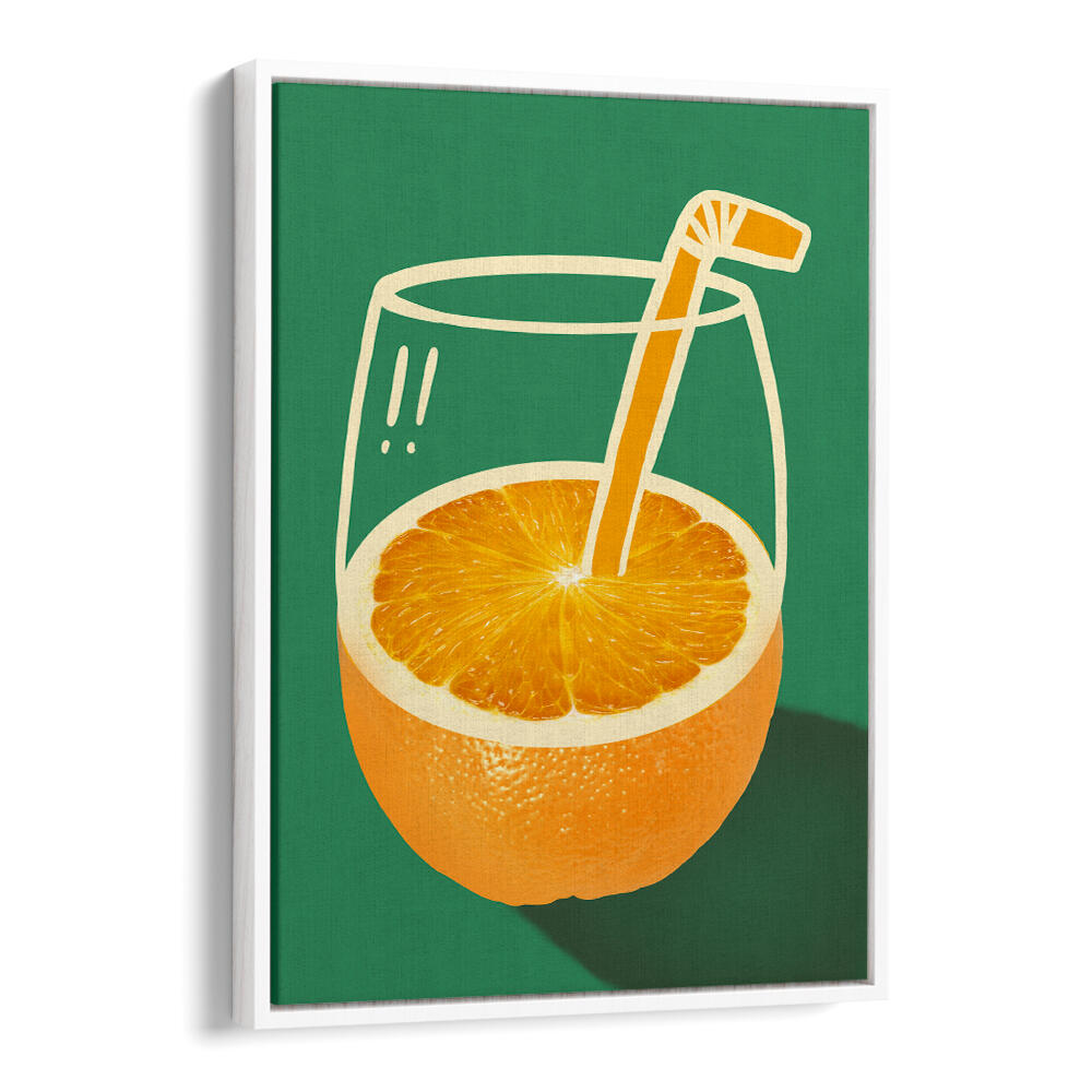 VIBRANT ORANGE CLEVERLY ILLUSTRATED , BAR & CAFE ART