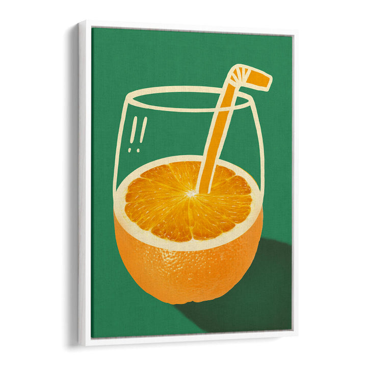 VIBRANT ORANGE CLEVERLY ILLUSTRATED , BAR & CAFE ART