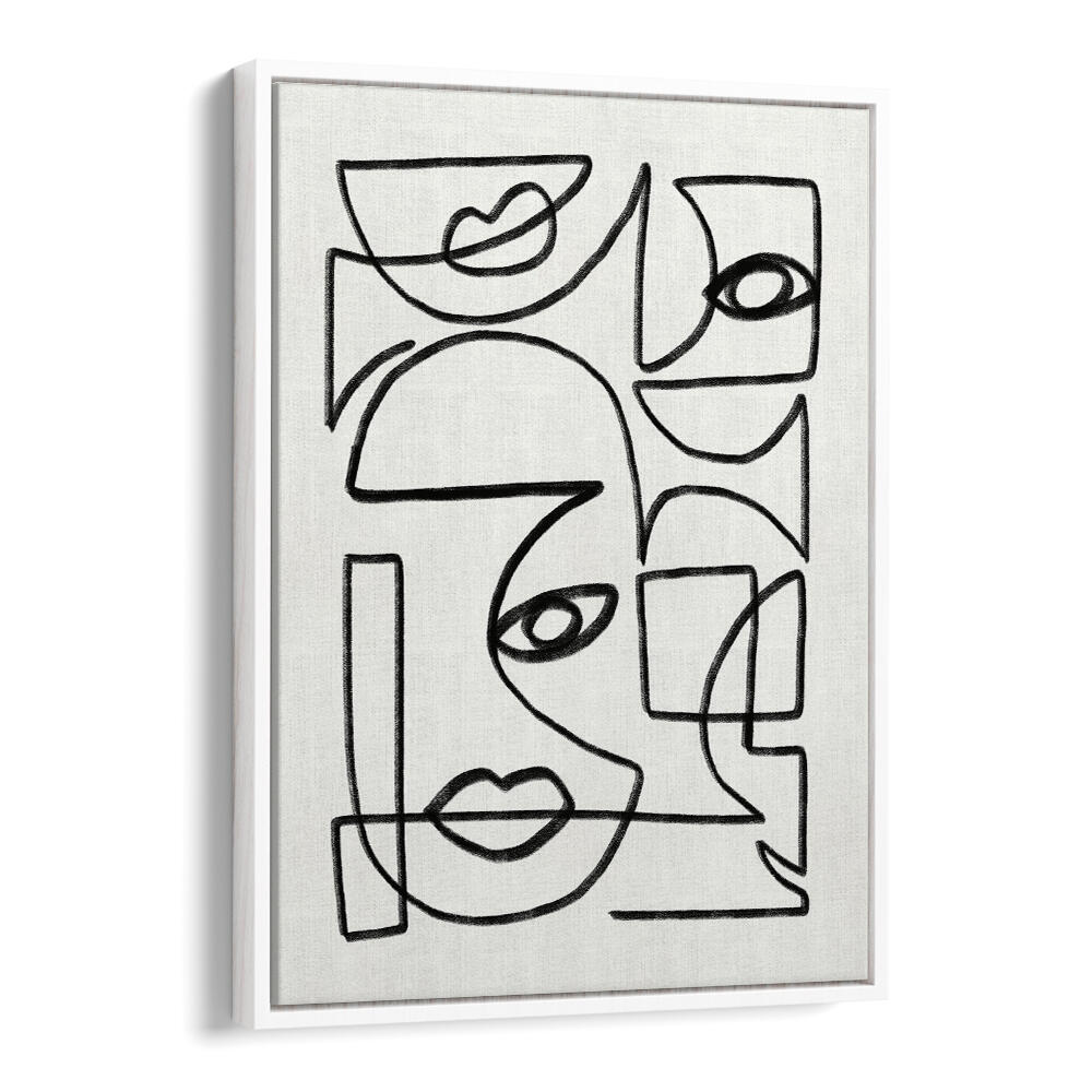 ABSTRACT LINE ART FACES