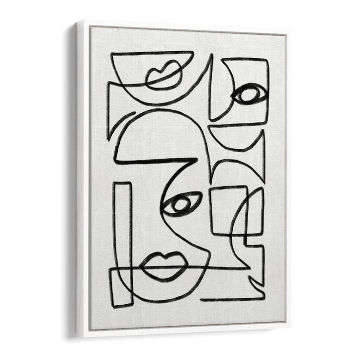 ABSTRACT LINE ART FACES