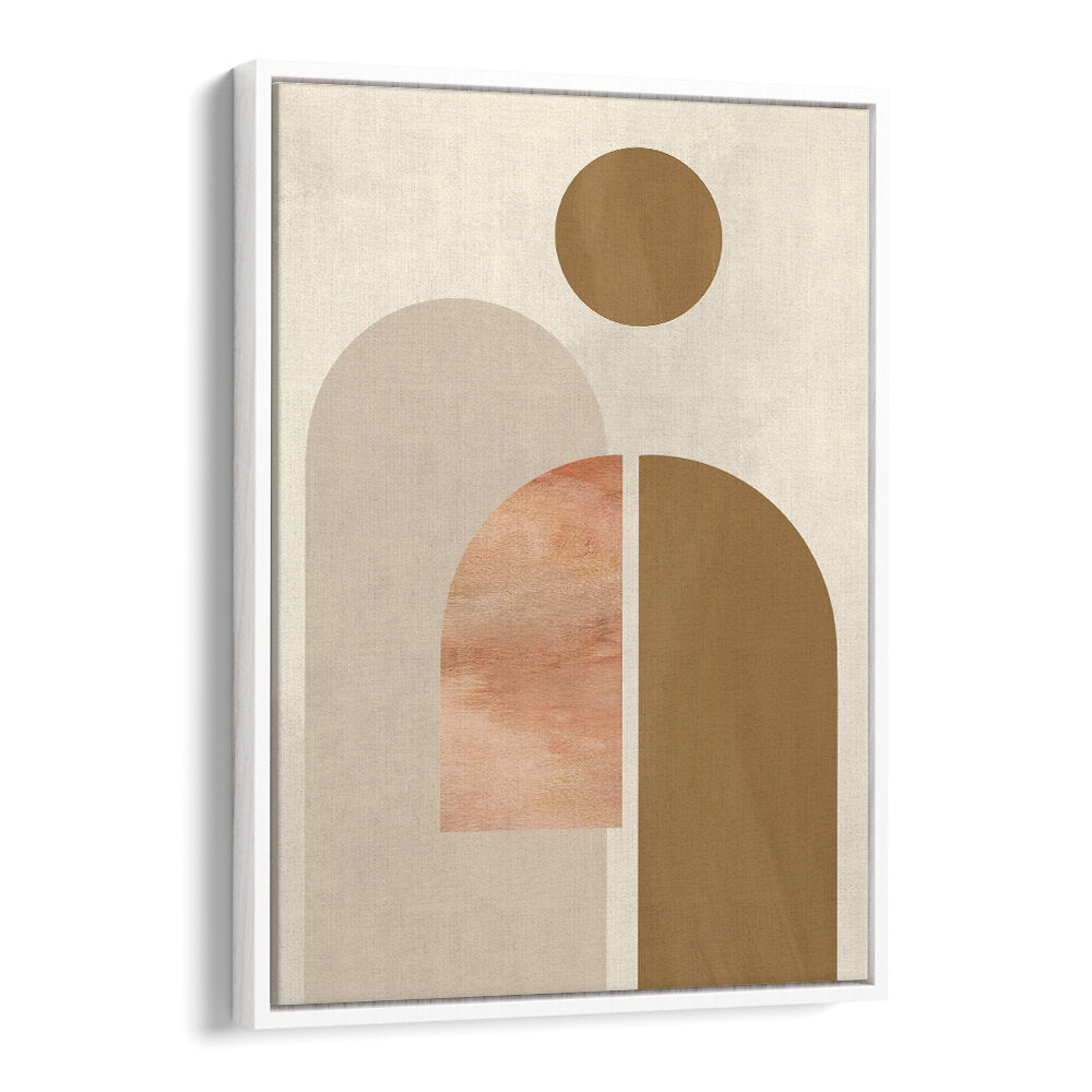 BROWN CIRCLE ABSTRACTS , GEOMETRIC ART PRINTS
