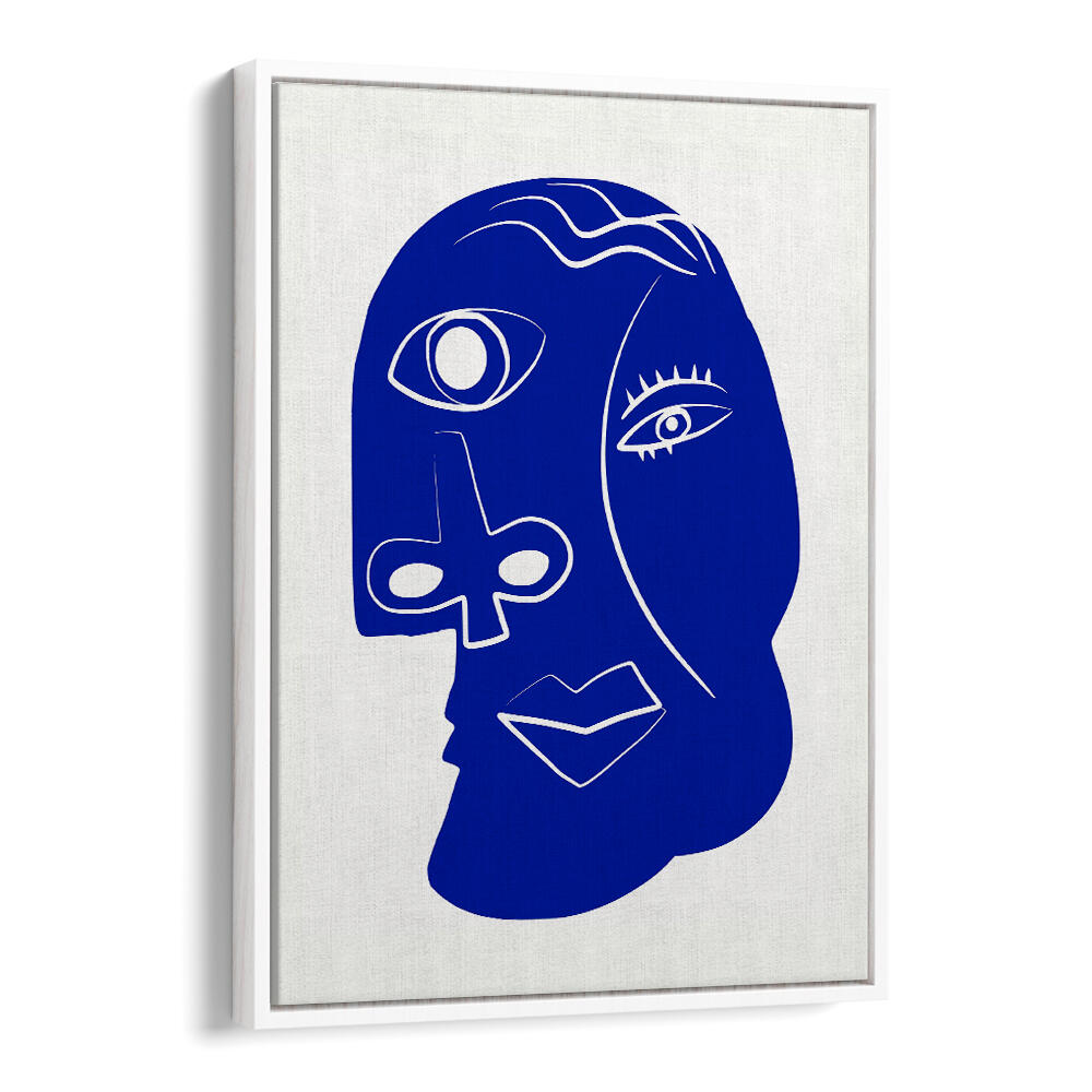 BLUE ABSTRACT FACE
