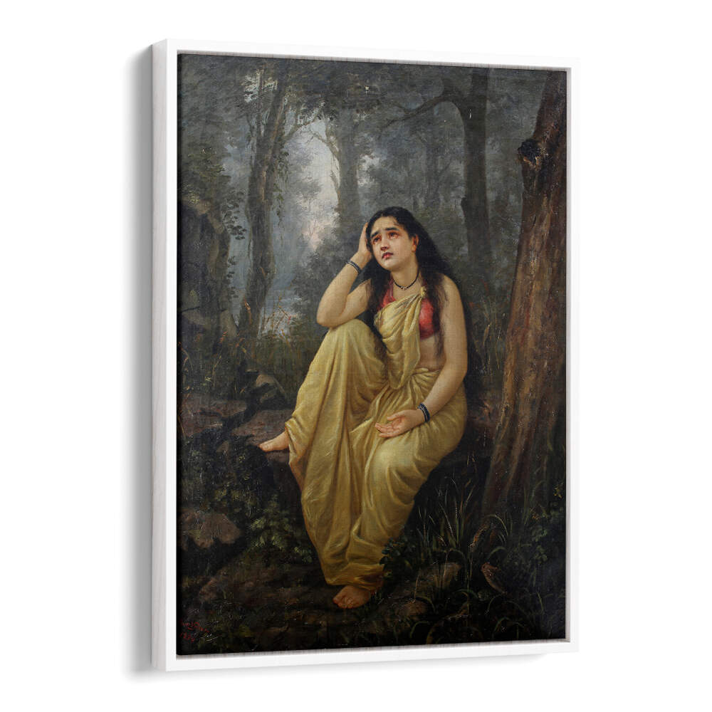 DAMAYANTI_VANAVASA , INDIAN ART PAINTINGS