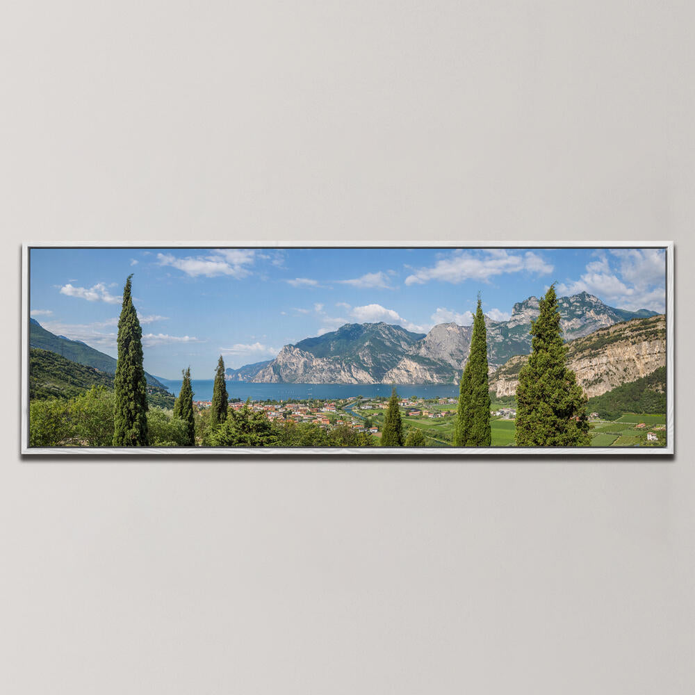 LAKE GARDA GORGEOUS PANORAMIC VIEW , PANORAMIC ART