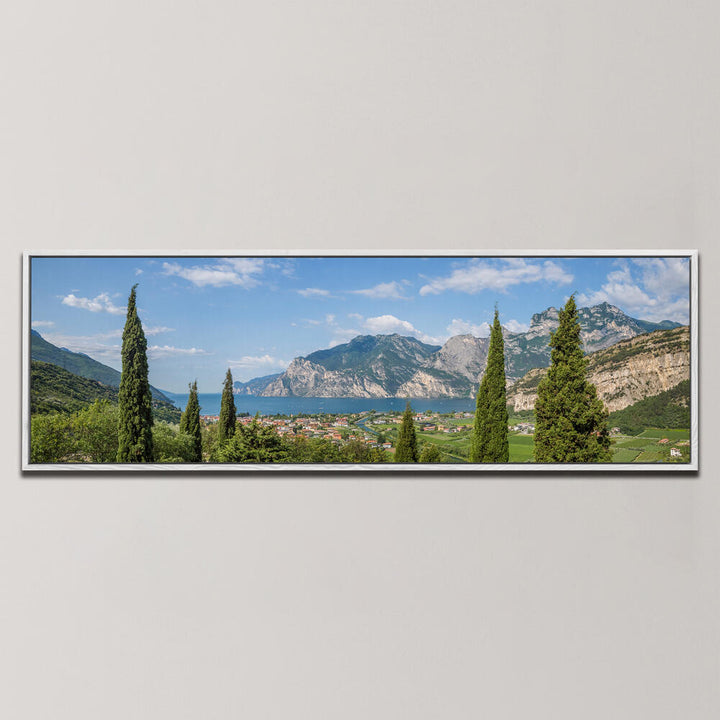 LAKE GARDA GORGEOUS PANORAMIC VIEW , PANORAMIC ART