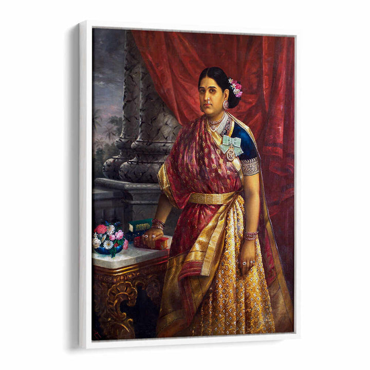 RANI BHARANI THIRUNAL LAKSHMI BAYI OF TRAVANCORE  , INDIAN ART PAINTINGS