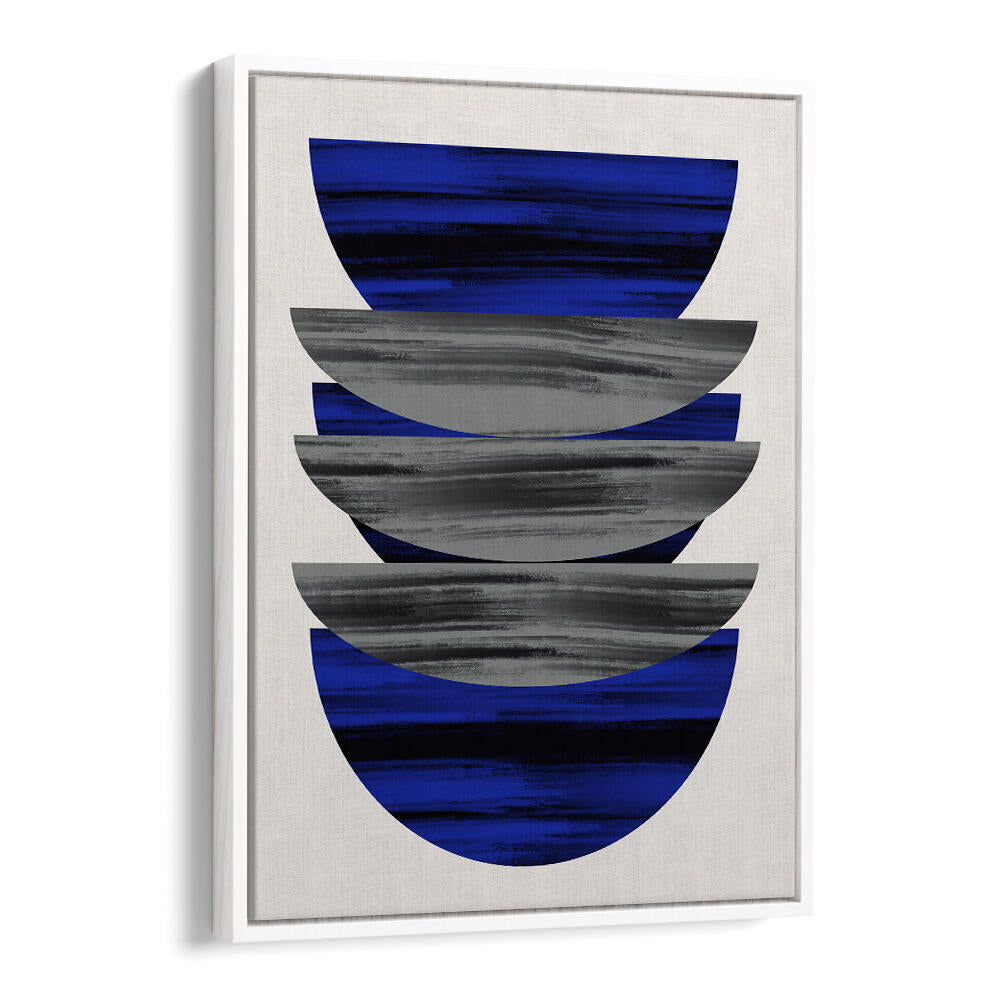 SCANDINAVIAN IN BLUE AND BLACK  , GEOMETRIC ART PRINTS
