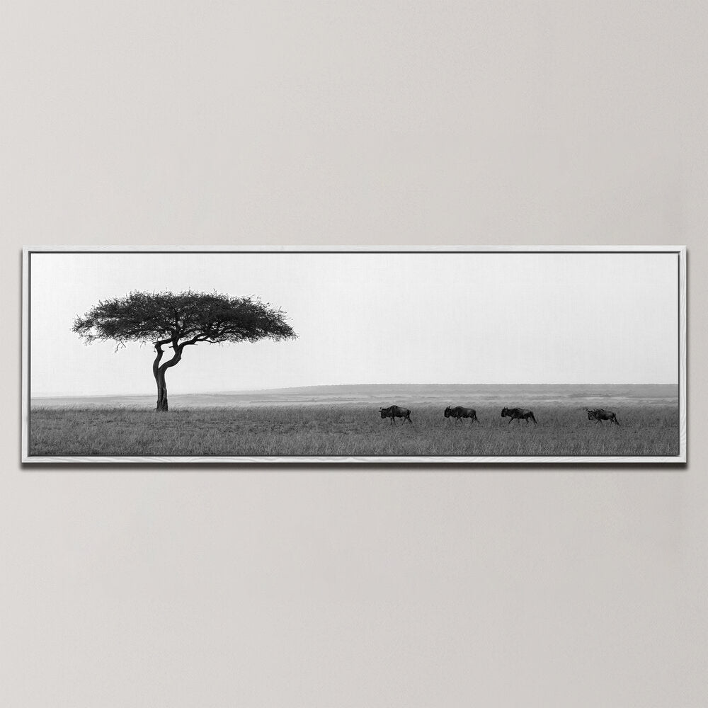 MARCHING PEACEFULLY , PANORAMIC ART