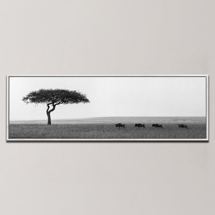 MARCHING PEACEFULLY , PANORAMIC ART